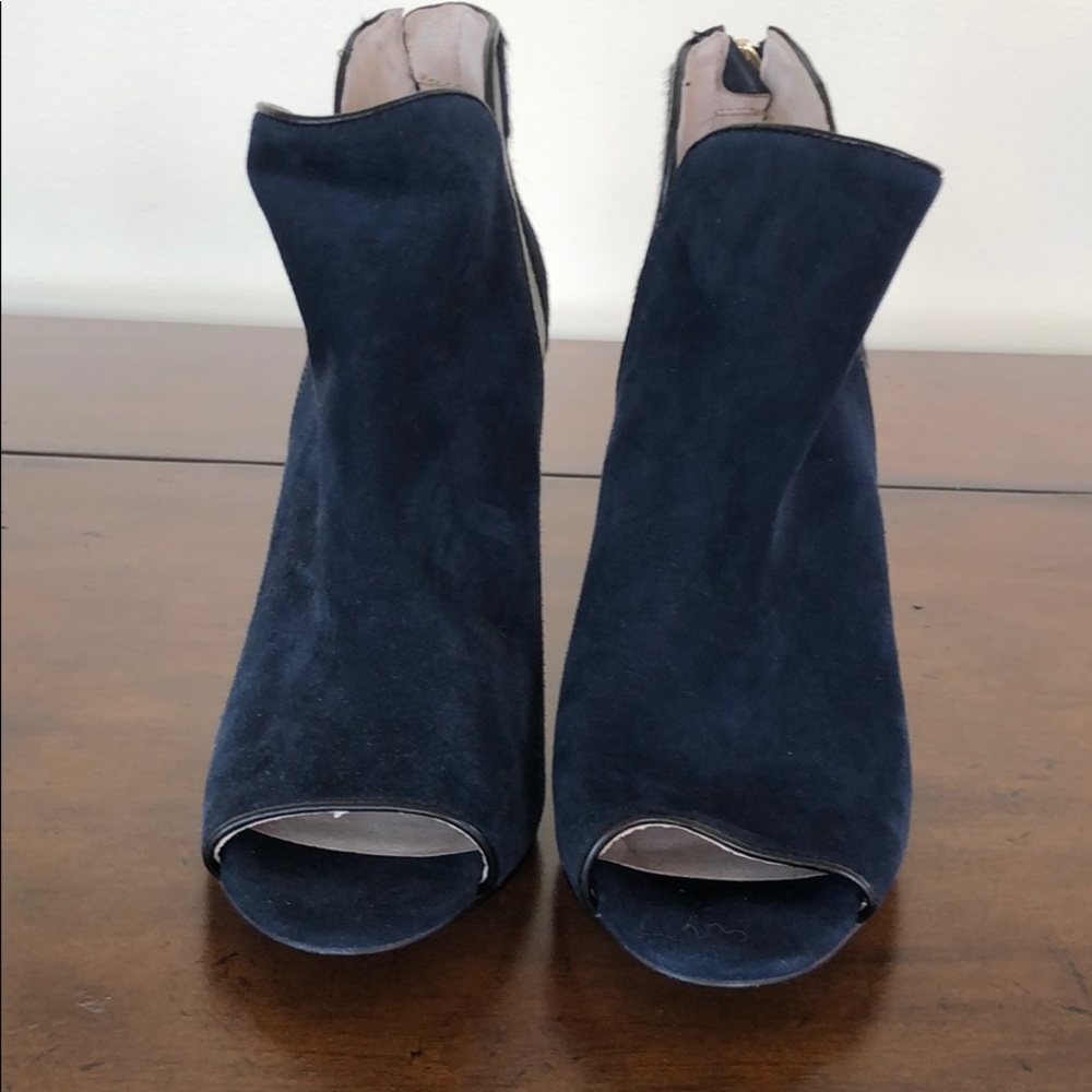 Louise et Cie Hestia Blue Moon Peep-Toe Bootie